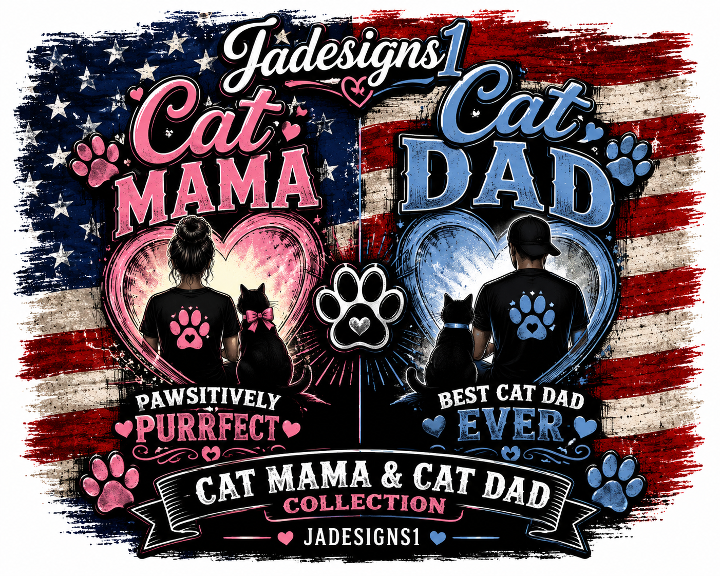 Cat Mama & DAD Collection | Premium Apparel for Proud Cat Lovers Description