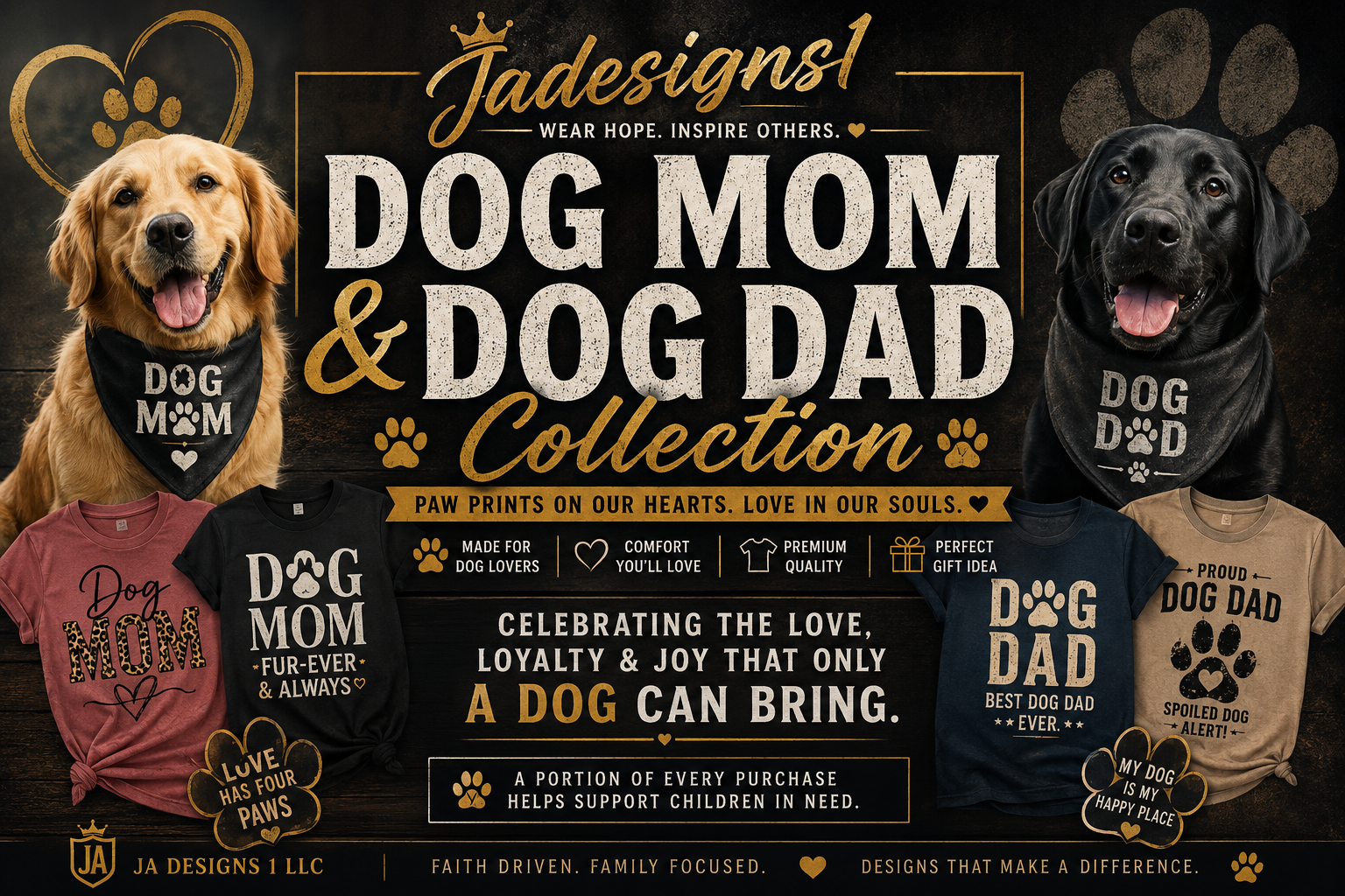 DOG MAMA & DAD COLLECTION | PREMIUM APPAREL FOR PROUD PET PARENTS