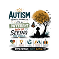 Different, Not Less – Autism Awareness | A Different Way of Seeing the World