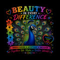 Beauty in Every Difference – Autism Awareness Peacock