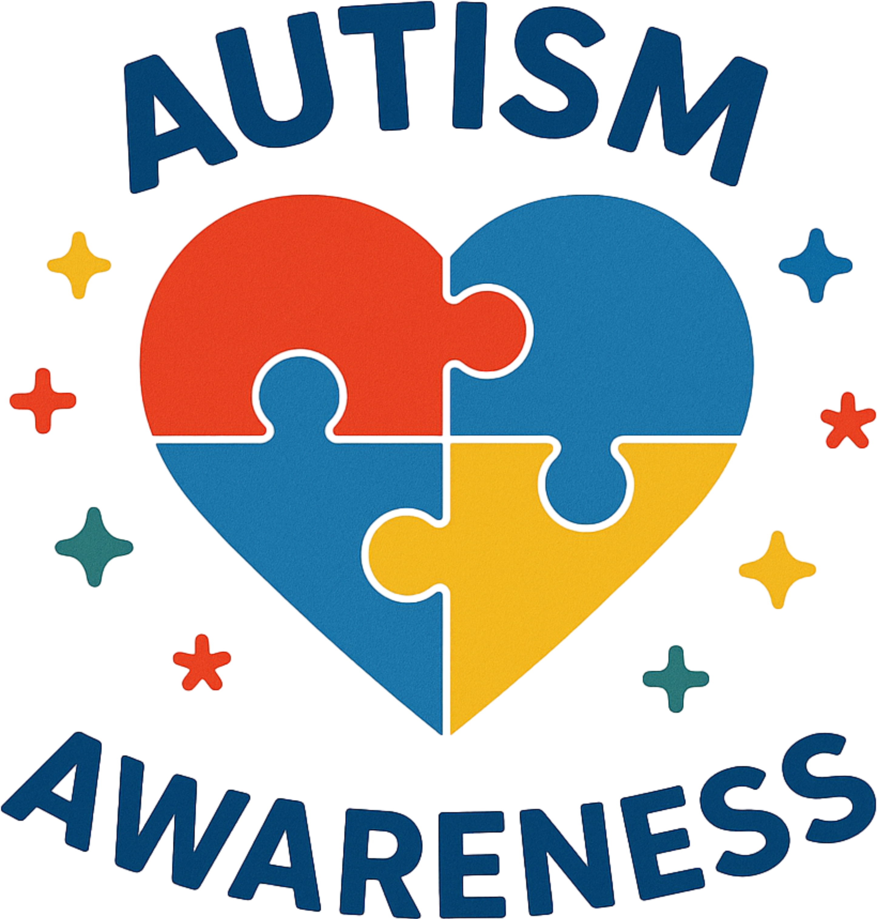 Autism Awareness Puzzle Ribbon T-Shirt