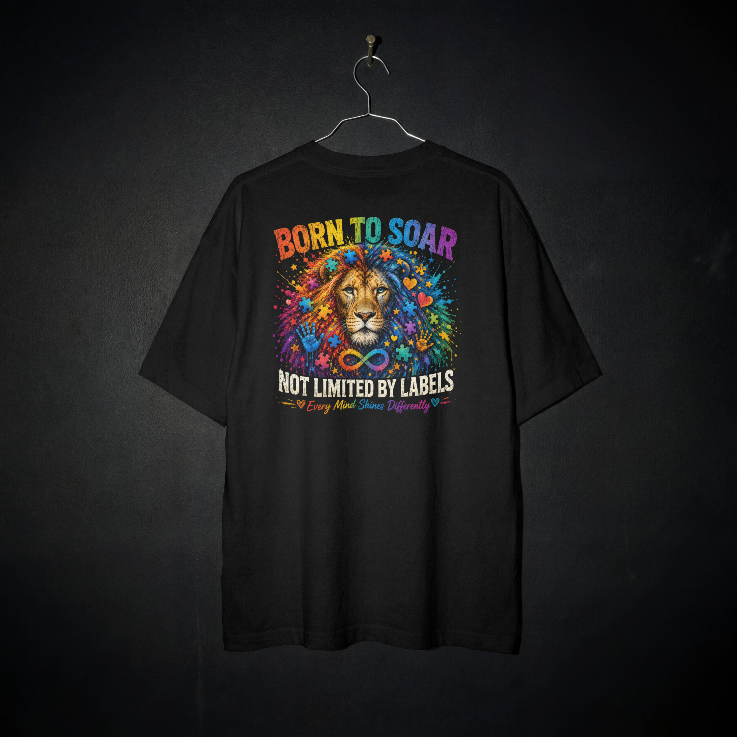 Born to Soar – Autism Awareness Lion | Every Mind Shines Differently