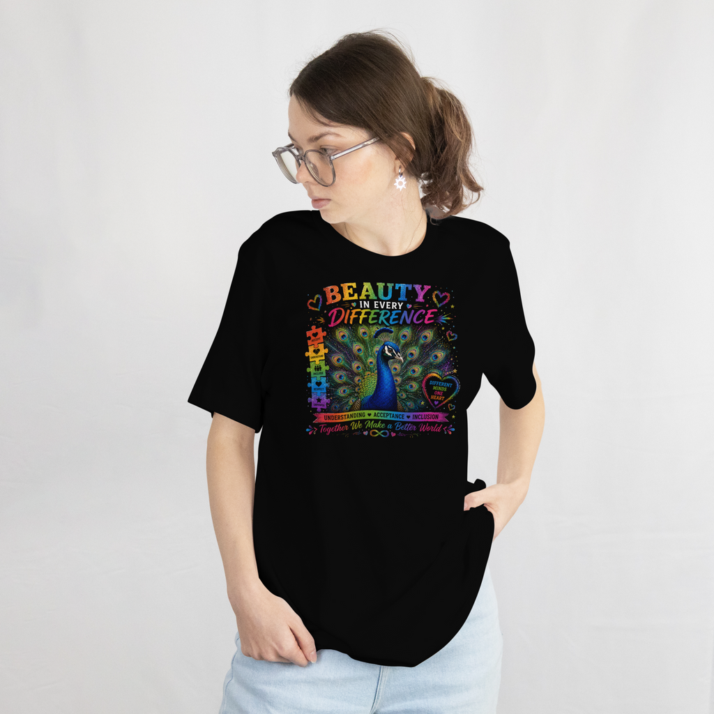 Beauty in Every Difference – Autism Awareness Peacock
