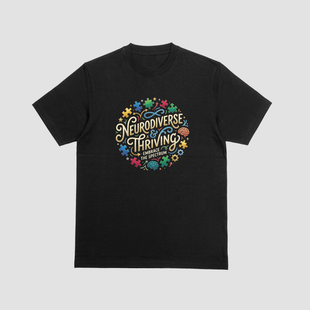 Neurodiverse & Thriving Shirt – Embrace the Spectrum Tee