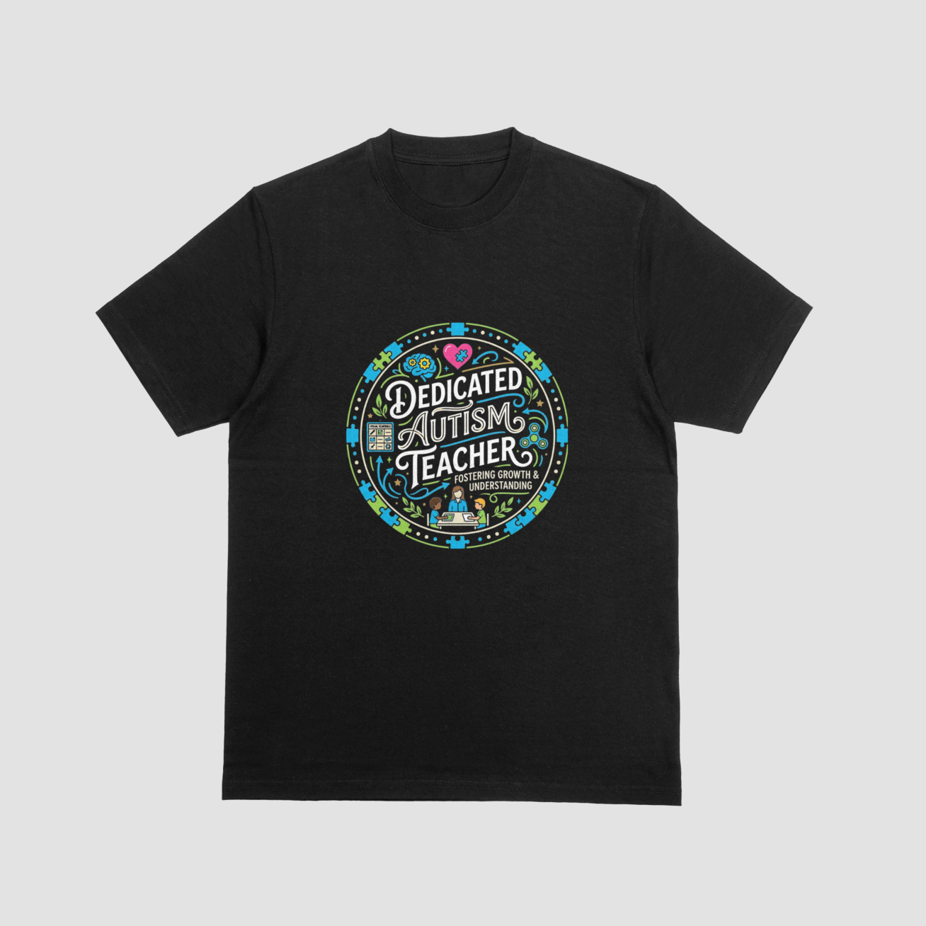 Dedicated Autism Teacher Shirt