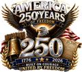 America 250 Years of Freedom – Built on Courage, United by Freedom