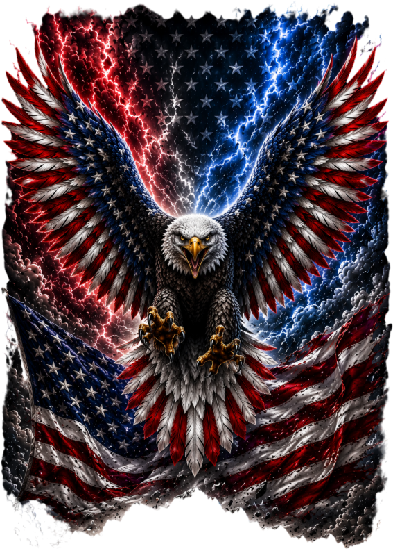 American Thunder – Freedom Takes Flight Patriotic Eagle
