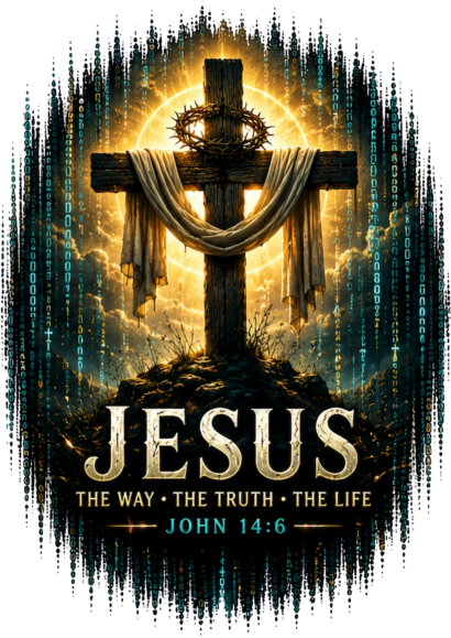 Jesus: The Way, The Truth, The Life-    T-Shirt