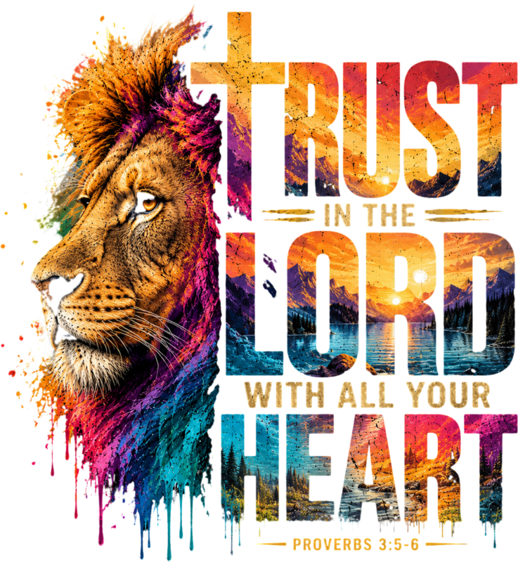 Trust in the Lord with All Your Heart-     T-Shirt