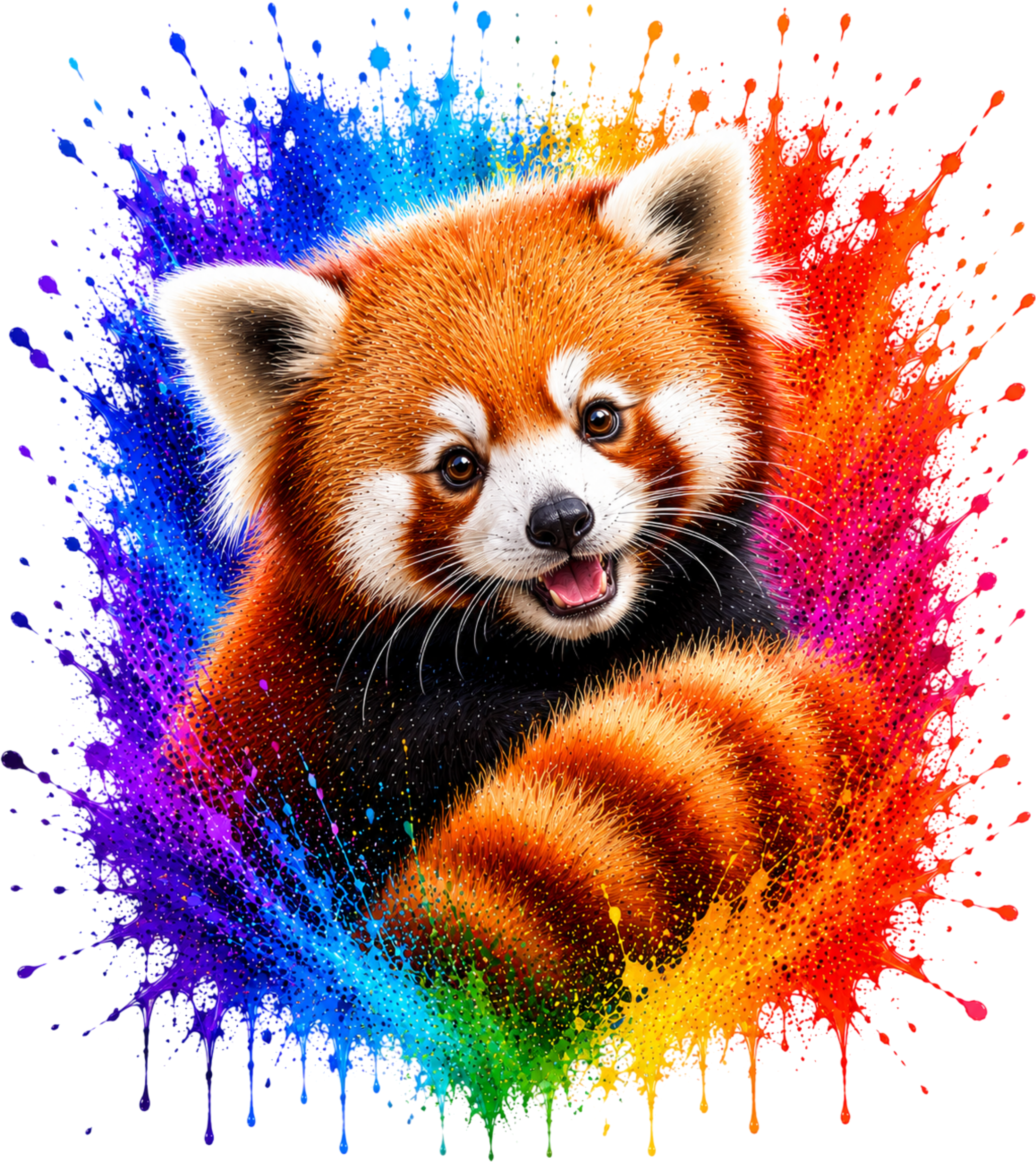 Happy Red Panda | Premium Wildlife Youth