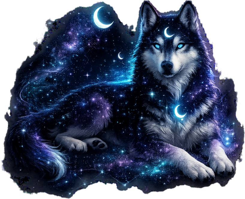 Lunar Spirit Wolf- Long Sleeve