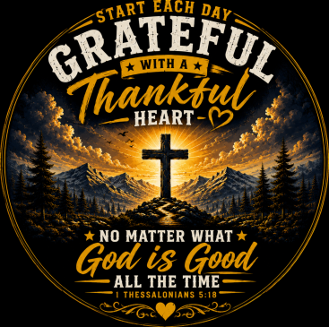 Start Each Day Grateful | God Is Good All the Time |