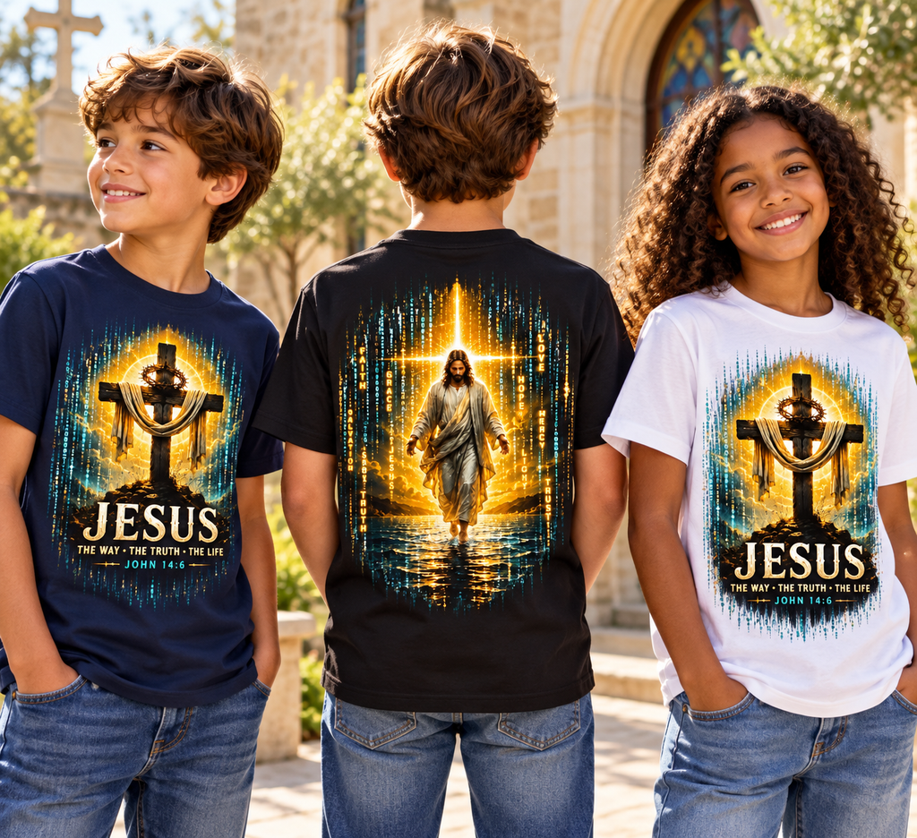 Jesus: The Way, The Truth, The Life-    T-Shirt