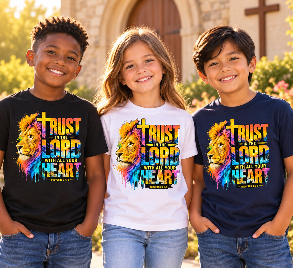 Trust in the Lord with All Your Heart-     T-Shirt