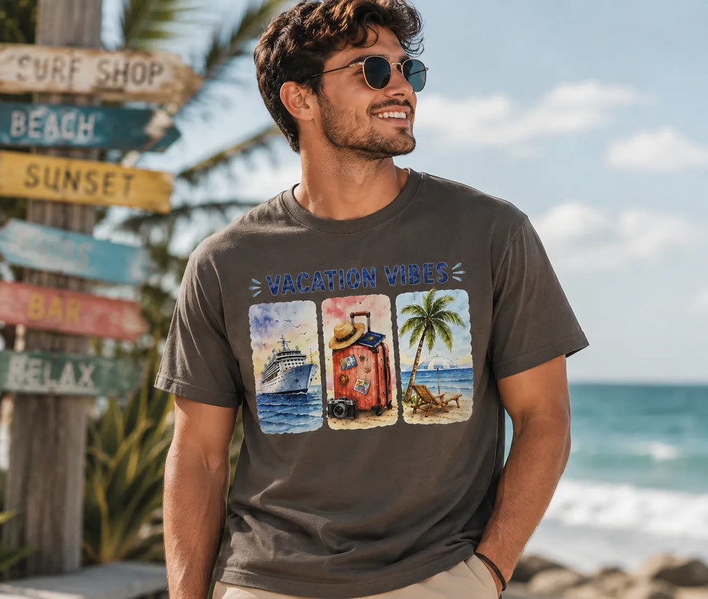 Vacation Vibes Premium Travel Tee