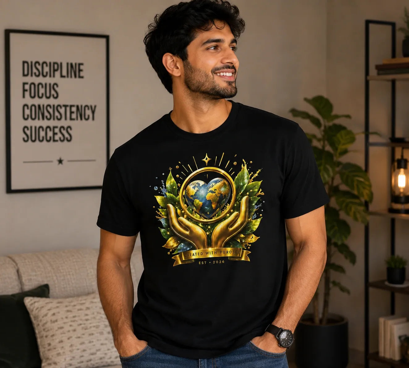 Created With Purpose Premium Graphic Tee