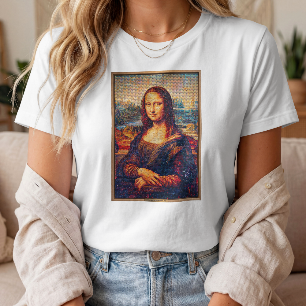 Mona Lisa HEART T-Shirt | Renaissance Masterpiece Graphic Tee