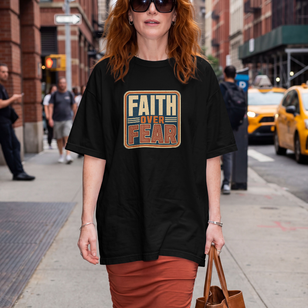 Faith Over Fear – Retro Vintage Edition