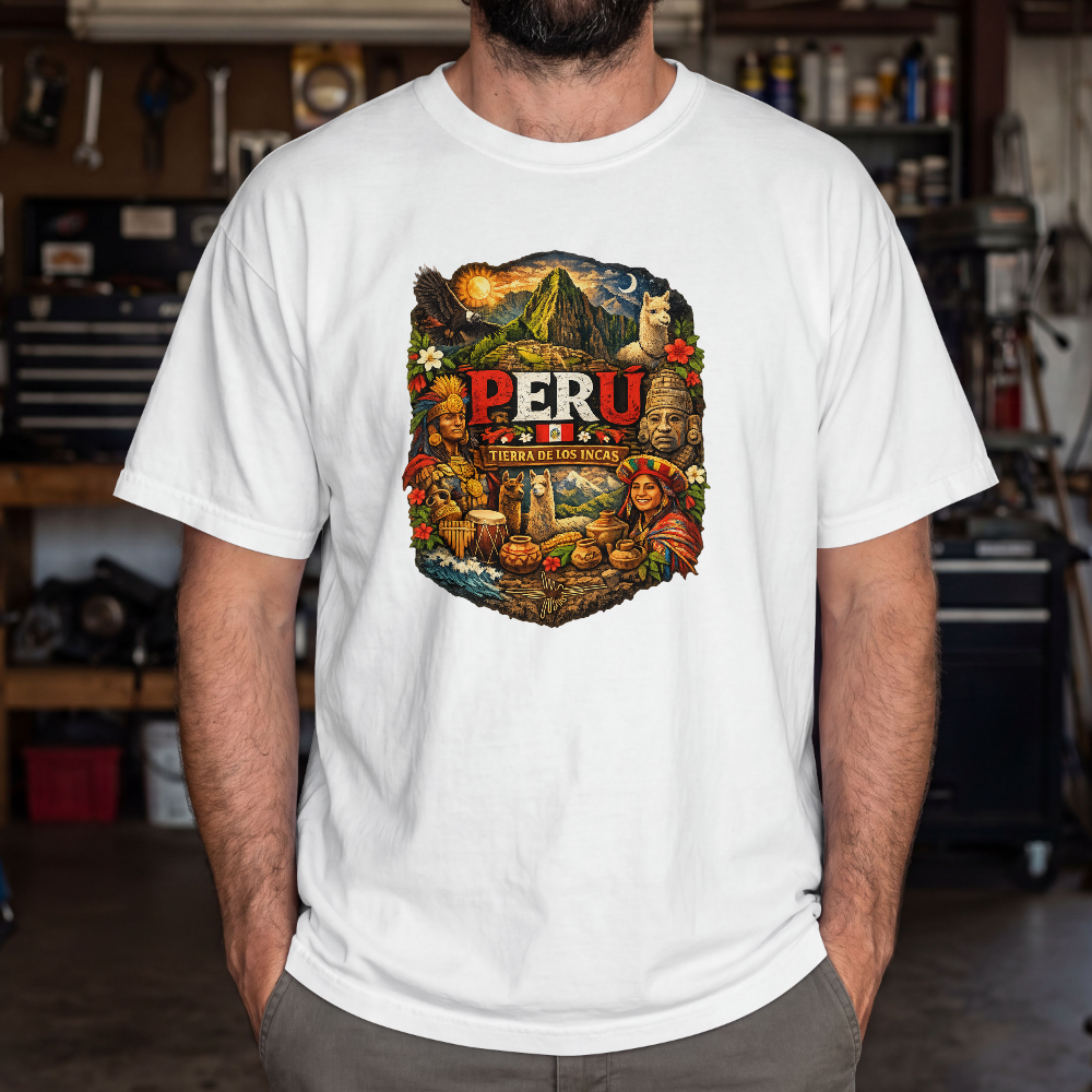 Peru Heritage T-Shirt | Tierra de los Incas Graphic Tee | Peruvian Culture & Pride Shirt