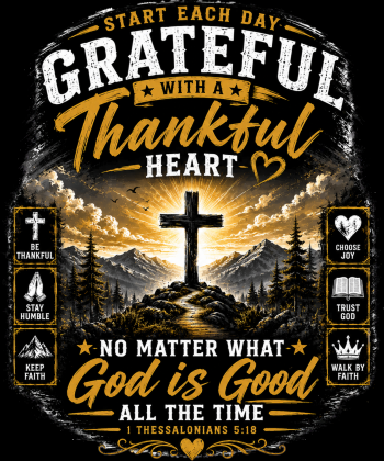 Start Each Day Grateful | God Is Good All the Time |