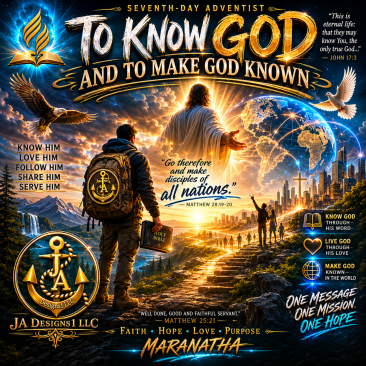 To Know God and To Make God Known| Seventh-day Adventist Faith Designs