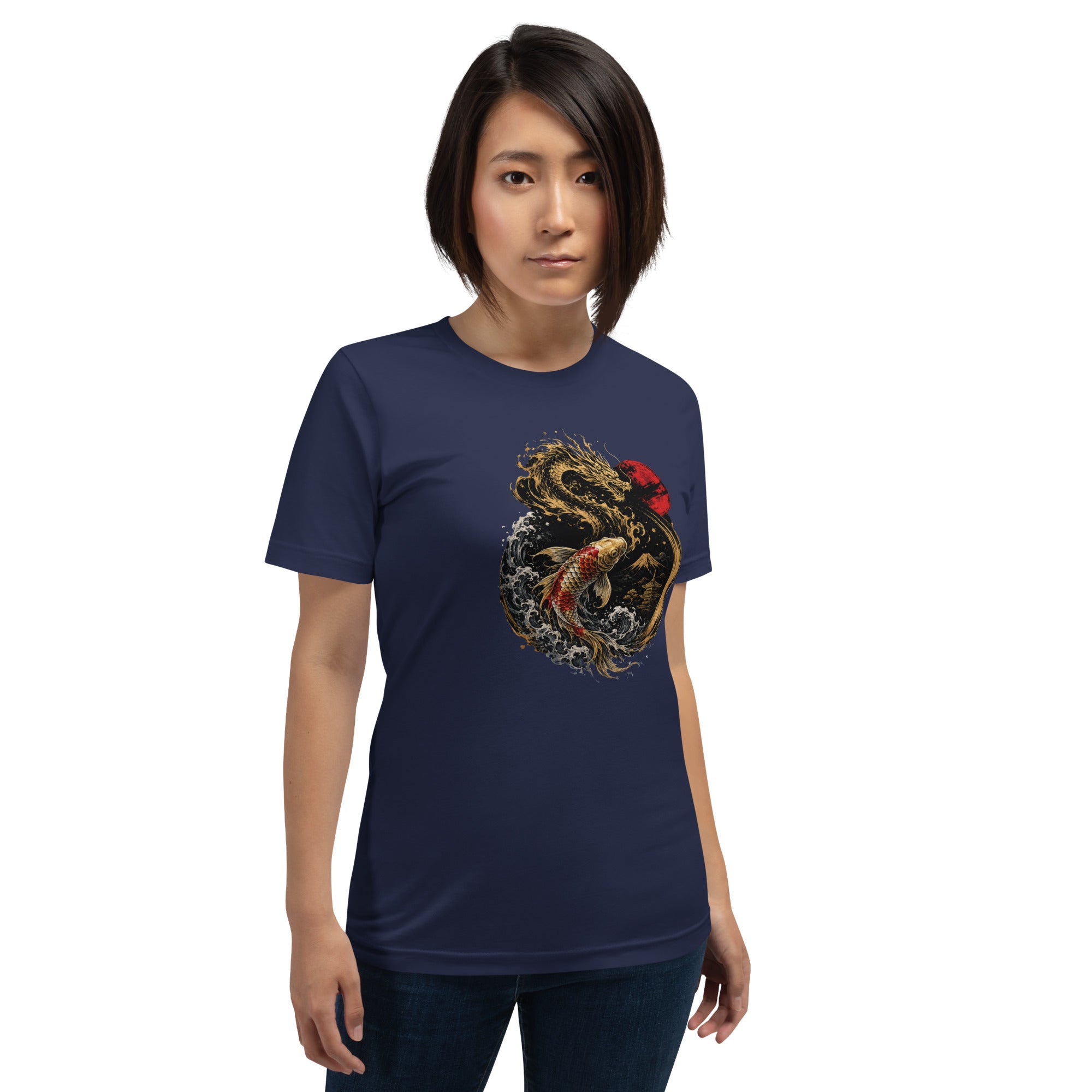 Dragon & Koi – Balance of Power Premium Japanese Art-  T-Shirt