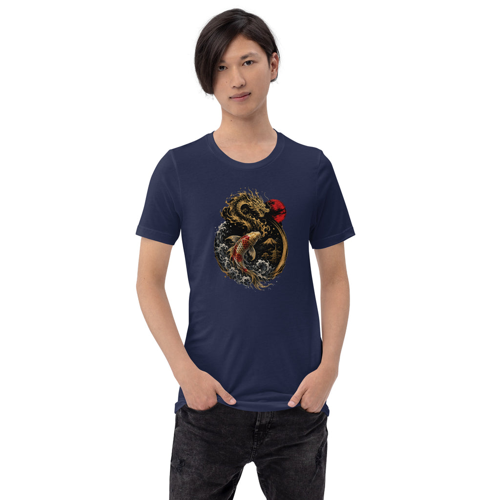 Dragon & Koi – Balance of Power Premium Japanese Art-  T-Shirt