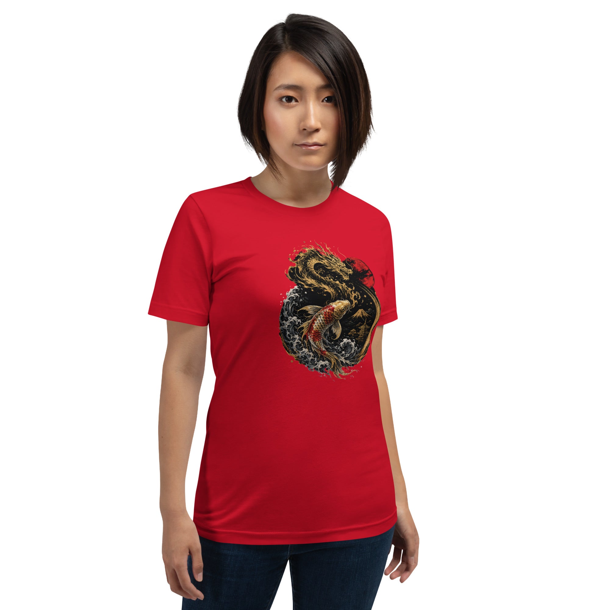 Dragon & Koi – Balance of Power Premium Japanese Art-  T-Shirt