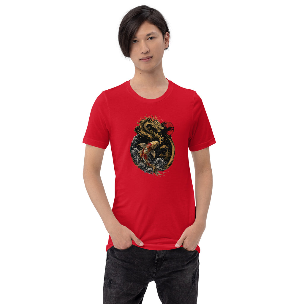 Dragon & Koi – Balance of Power Premium Japanese Art-  T-Shirt